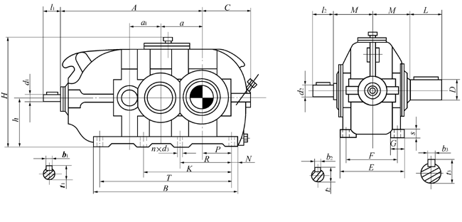 DBY、DBYK硬齒麵減速機（jī）熱功率